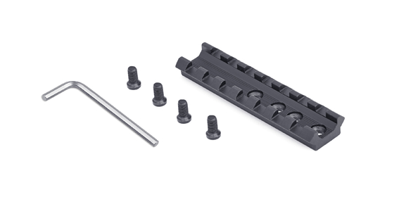 Alüminyum Alaşımlı Av Tüfeği Picatinny Rail 0.019kg Siyah Av Tüfeği Parçaları